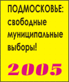 Муниципальные выборы. Подмосковье.2005.
